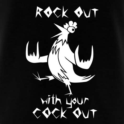 Rock Out With Your Cock Out T Shirt By Chargrilled