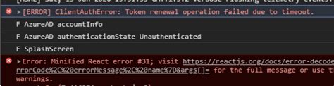 Token Renewal Operation Failed Due To Timeout Issue Syncweek React Aad React Aad