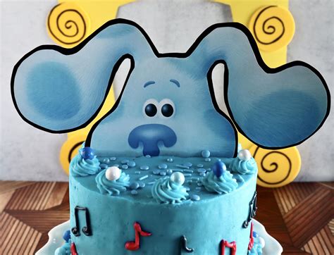 Blues Clues And You Cake With Printable Cake Topper To Celebrate