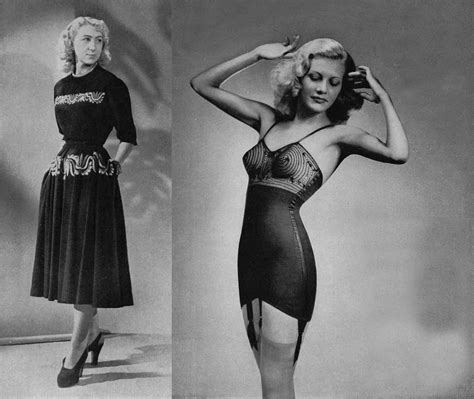 1940s Fashion 1948 Guide To Foundation Wear Glamour Daze