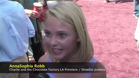 AnnaSophia Robb Interview Charlie And The Chocolate Factory LA