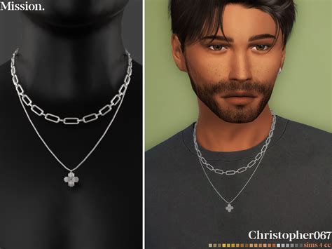Mission Necklace Male The Sims 4 Create A Sim Curseforge