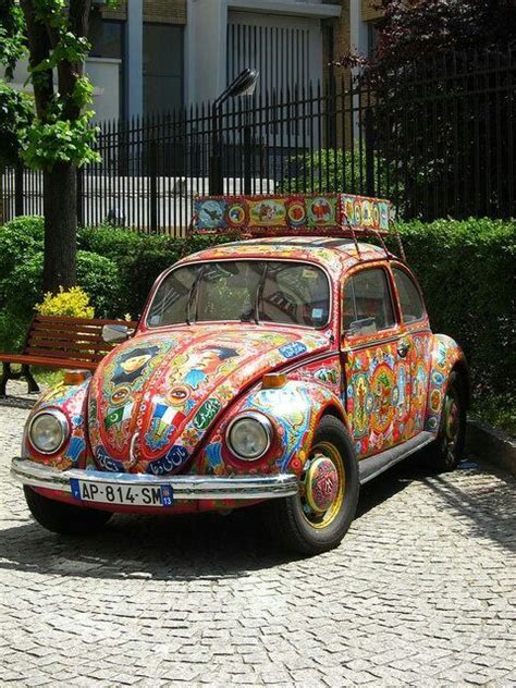 Hippie Bug Bug Car Vw Bug American Graffiti Beetle Bug Vw Beetles