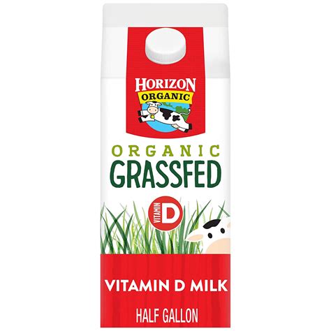Amazon Com Horizon Organic Grassfed Whole Milk Half Gallon Grocery