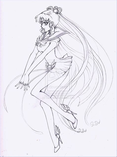 Sailor Cosmos Sketch By ~dark Elfa On Deviantart Sailor Moon Coloring