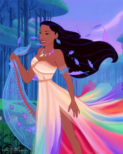 Pin De Melissa Molloy Em Pocahontas Vestidos De Princesa Da Disney Arte De Princesas Disney
