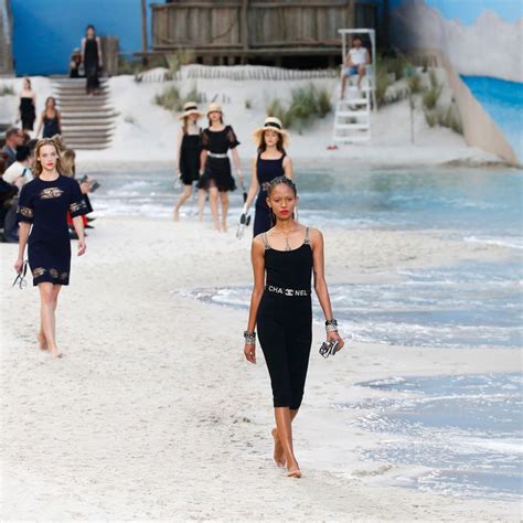 Chanel Turned The Grand Palais Into A Beach For Fashion Week
