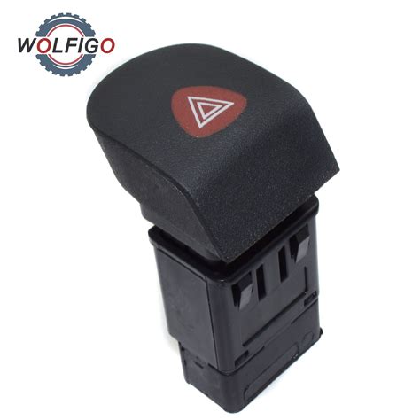 Wolfigo Flashing Button Emergency Hazard Flasher Warning Light Switch