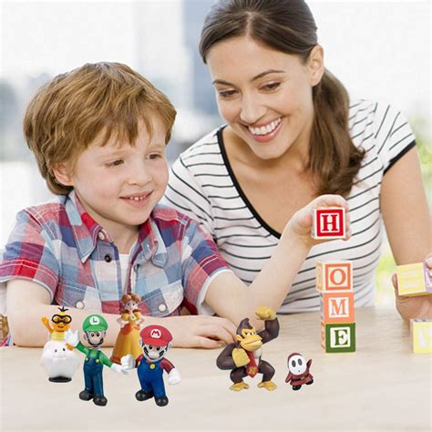 Buy Super Mario Brothers Figures Set Wopin 6pcs Mario Action Figures
