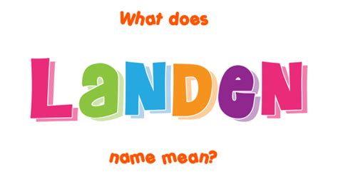 Landen Name Meaning Of Landen