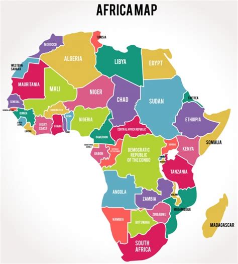 Contoh Peta Konsep Benua Afrika My Riset