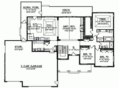 Amazing Craftsman Style Homes Floor Plans New Home Plans