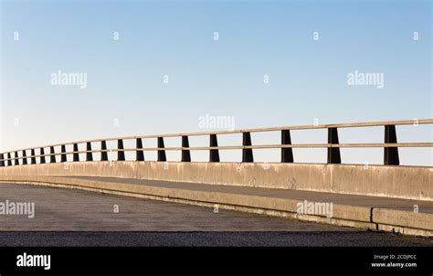 Concrete Bridge Barrier Stock Photo Alamy