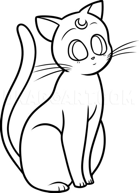 How To Draw Artemis From Sailor Moon Step By Step Drawing Guide By