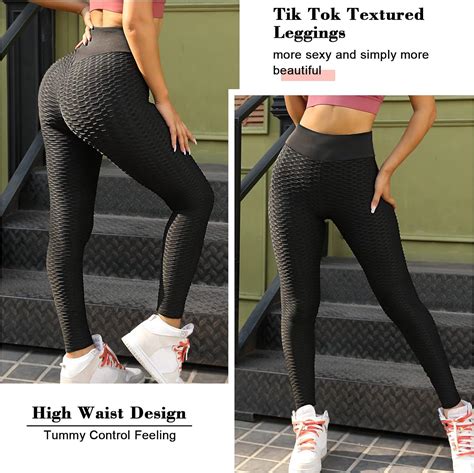 Buy Vicherub Scrunch Butt Tik Tok Leggings For Women Butt Liftingworkout Yoga Pants Tummy