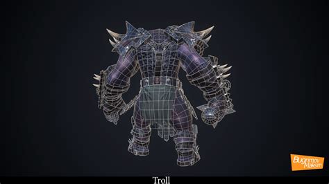 3d Model Rpg Troll Vr Ar Low Poly Rigged Animated Cgtrader