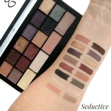 La Colors Sweet 16 Palette Swatches Seductive Beauddiction