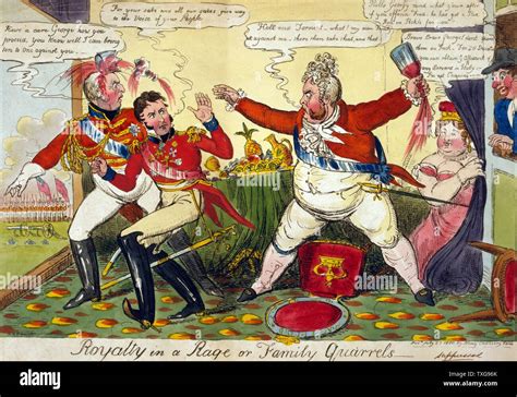 reflection to be or not to be cartoon of king george iv of england 1762 1830 1820 print by