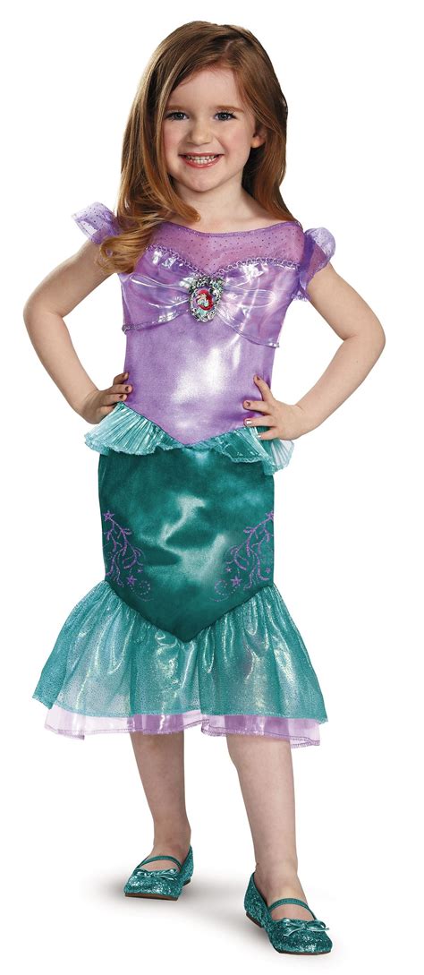 Kids Disney Ariel Mermaid Princess Girls Costume 2399