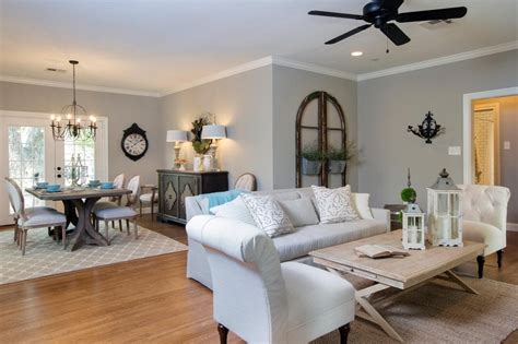Joanna gaines gray living room