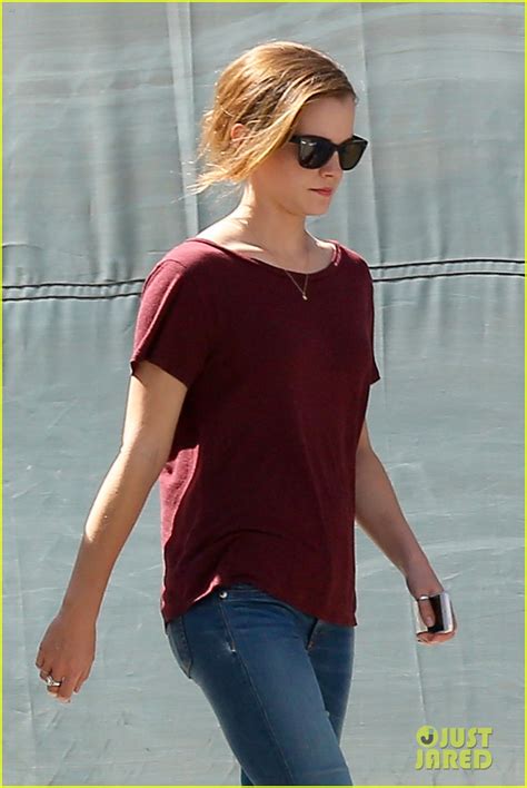 Emma Watson Goes Casual For The Circle Filming Before The Weekend