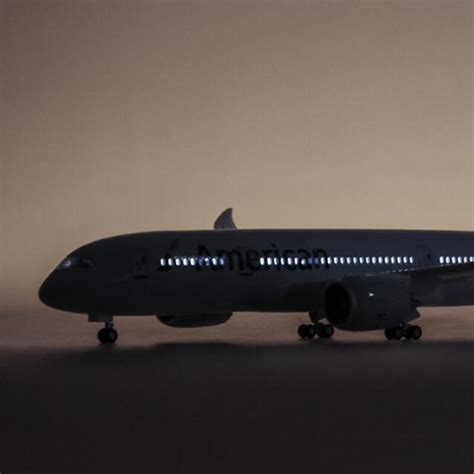 1130 Scale 47cm Boeing 787 B787 Airplane Model Us Dreamliner Aircraft