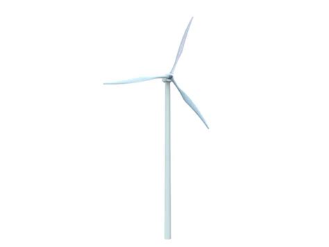 Wind Turbine White Background Stock Footage Video 100