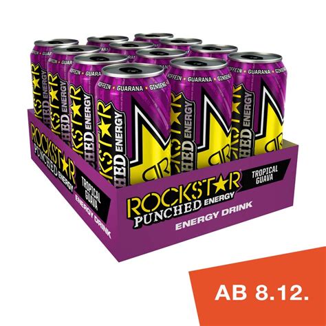 Rockstar Energy Drink Koffeinhaltig Versch Sorten 12 X 05 Liter