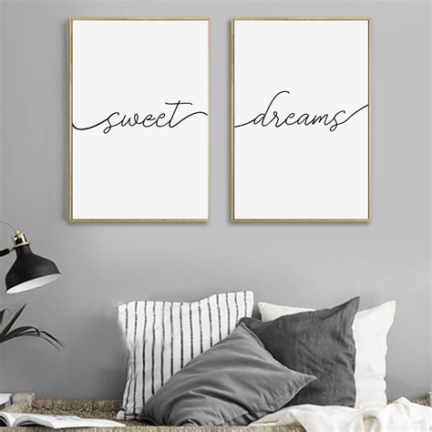 Cover your walls with artwork and trending designs from independent artists worldwide. Sweet Dreams Print Typography Poster Bedroom Decor ...