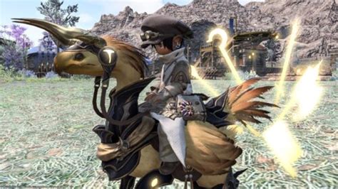 Warrior Of Light Extreme Chocobo Armor With Glowing Weapons True