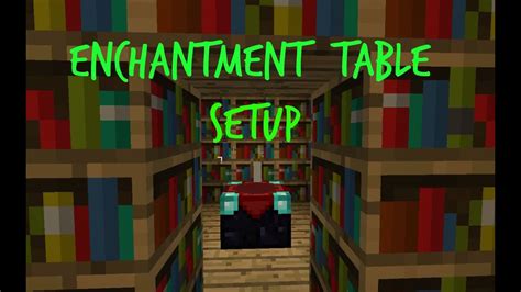 This translator translates the minecraft enchantment table language (a highly unknown language) to a much more readable english language. Minecraft Enchantment Table Set Up | Max Enchantment 15 ...