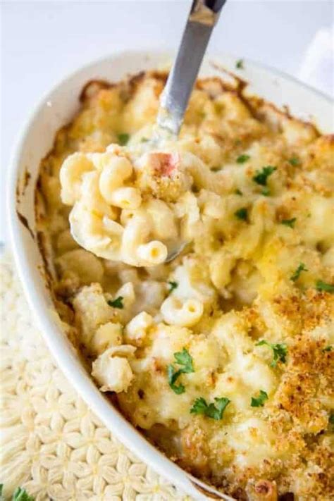 The Best Baked Lobster Mac And Cheese Spoonful Of Flavor
