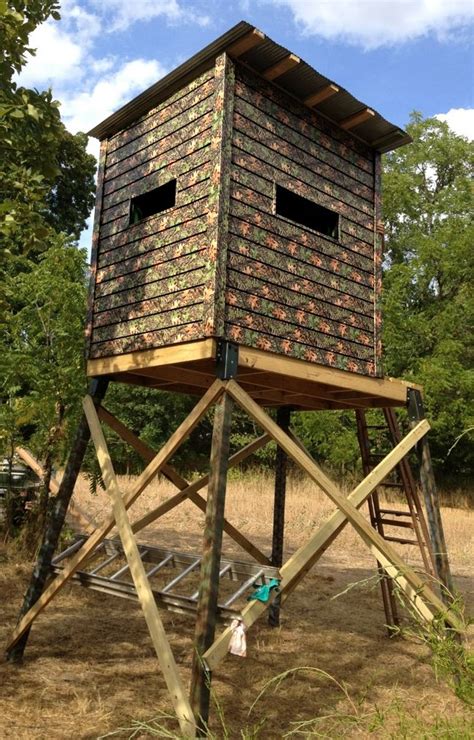 Diy Deer Blind Plans Post What You Have Blinds And Feeders