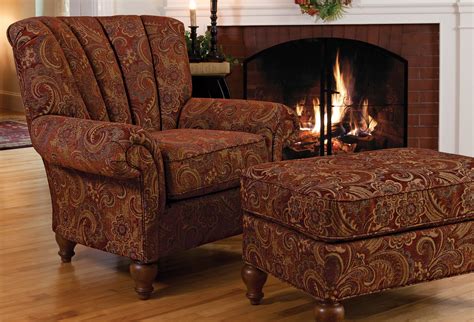 18 Paisley Chair And A Half With Ottoman With Modern Design Home