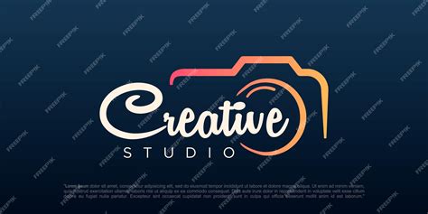 Premium Vector Creative Photography Logo Design Vector Template