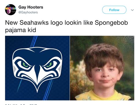 Spongebob Pajama Kid Seattle Seahawks Logo Know Your Meme