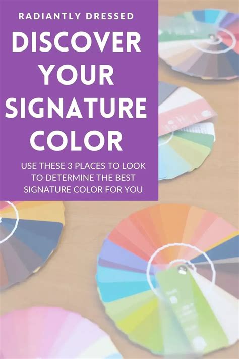 Choosing A Signature Color For Your Wardrobe Color Palette In 2023