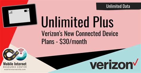 Verizon Releases Unlimited Plus For Connected Devices Allowing For