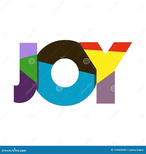 Joy Word Icon Sign Logo Stock Vector Illustration Of Restaurant