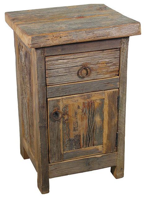 Rustic Barn Wood Nightstand Nightstands And Bedside Tables By