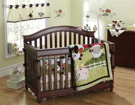 You can shop for adorable baby bedding sets for girls and boys at sears. Fisher Price Farm Friends Crib Bedding | Custom baby ...