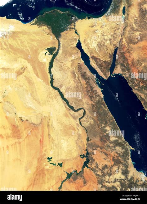Nile River Delta Satellite Hi Res Stock Photography And Images Alamy