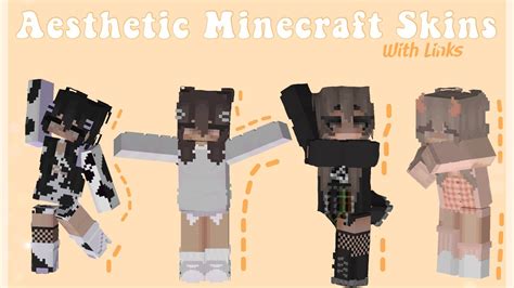 Aesthetic Minecraft Hd Skins With Links In The Description Minecraft Bedrock Youtube