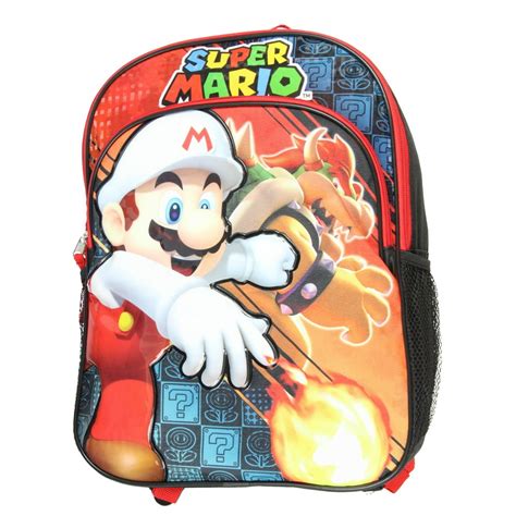 Nintendo Nintendo Super Mario Brosbackpack Fireball 16 Backpack