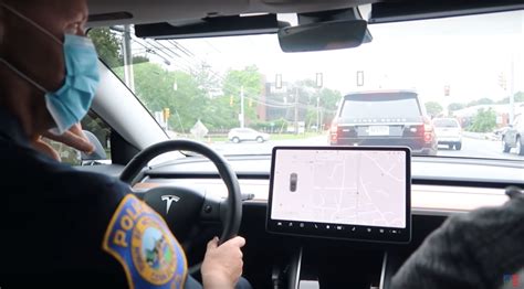 Custom Tesla Model 3 Police Car Ride Along Video