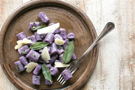 Purple Gnocchi With Sage And Butter The Petite Cook