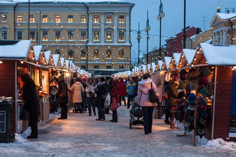 The St Thomas Christmas Market In Helsinki