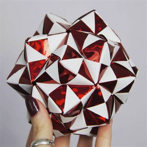 Origami Esher Ball Kusudama Origami Ball Origami Instagram