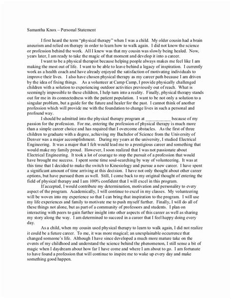 Personal Statement High School Example Best Of Sample Personal