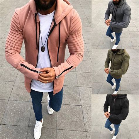 Discount Up To 50 Spring Autumn Hoodie Male Cardigan 2018 New Long